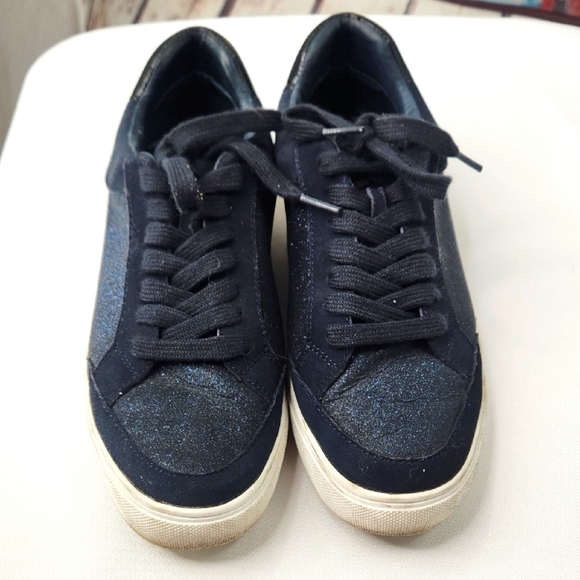 Birdies The Cardinal Tennis Shoe in Navy Shimmer - Picture 1 of 7